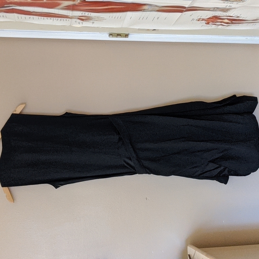 Paco Rabanne Pleated Black Dress - Picture 4 of 5